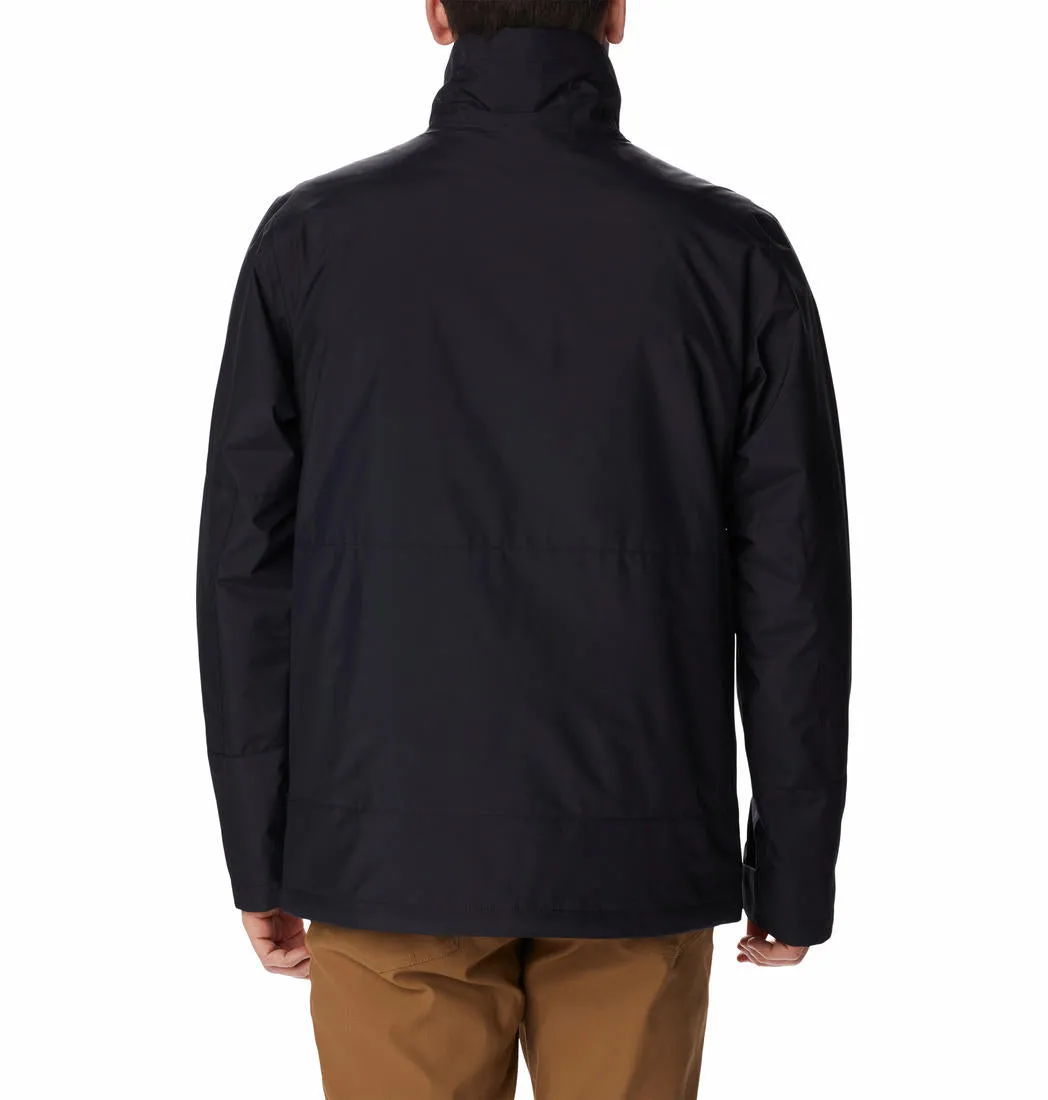 Columbia Men Black Omni-Heat Reflective Agate Alley Inetrchangeable Jacket