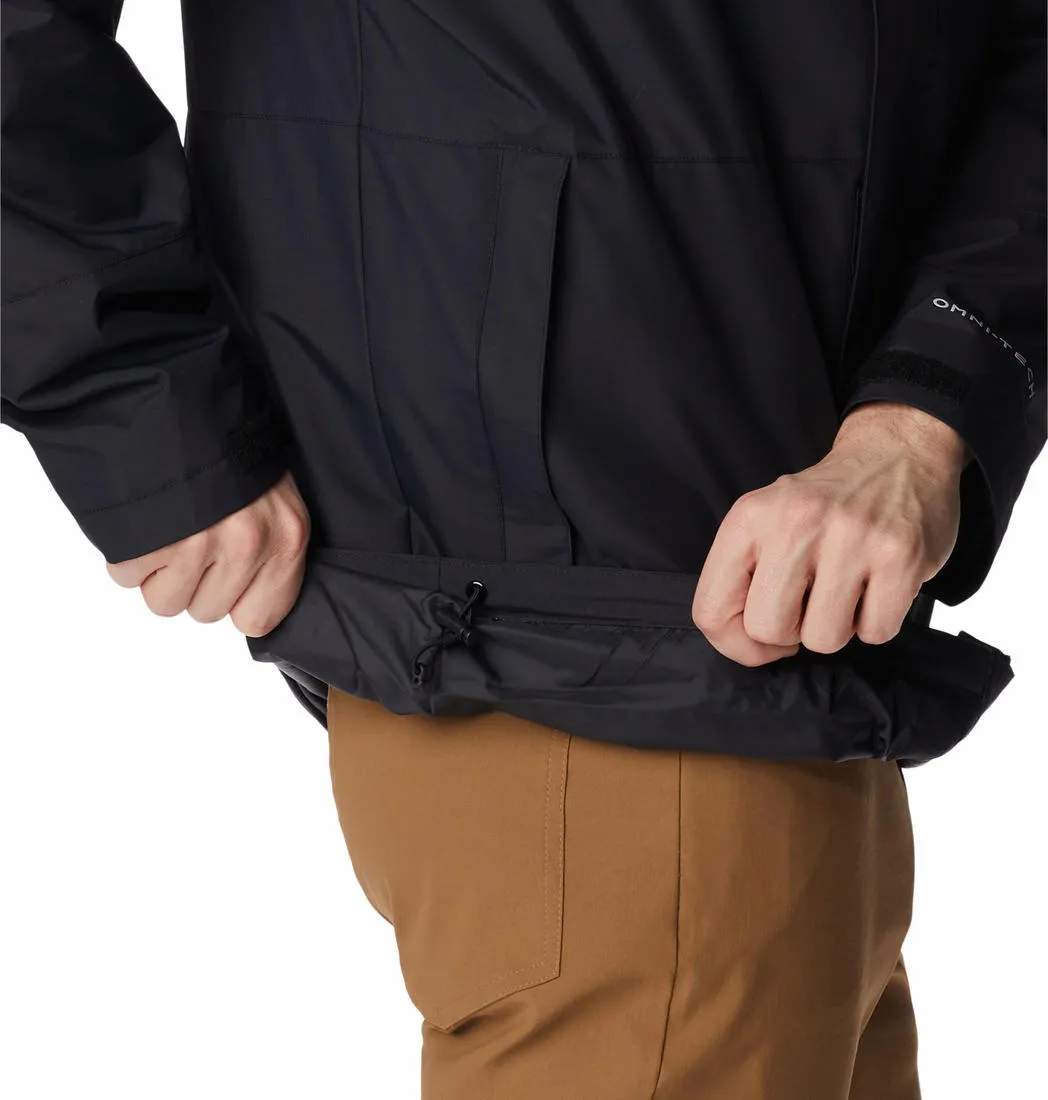 Columbia Men Black Omni-Heat Reflective Agate Alley Inetrchangeable Jacket