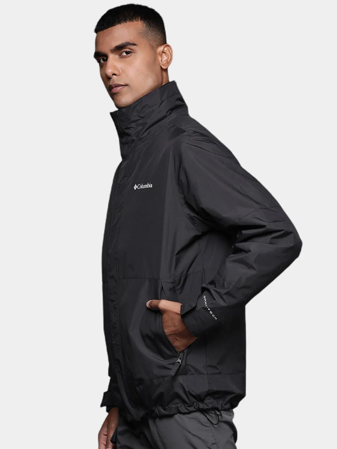 Columbia Men Black Omni-Heat Reflective Agate Alley Inetrchangeable Jacket