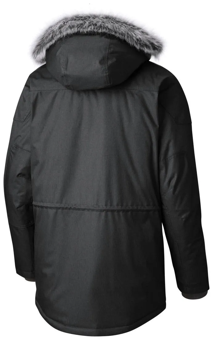 Columbia Men Black Omni-Heat Reflective Barlow Pass 550 TurboDown Down Jacket