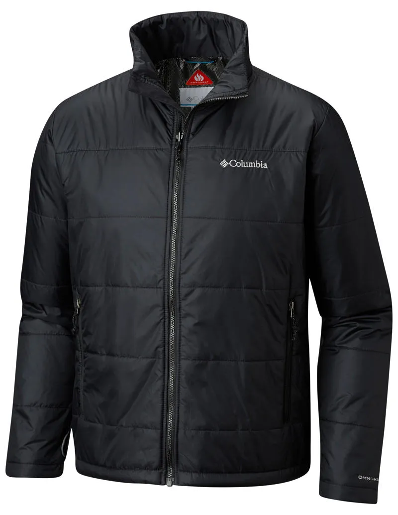 Columbia Men Black Omni-Heat Reflective Bugaboo II Insulated Insulated Jacket