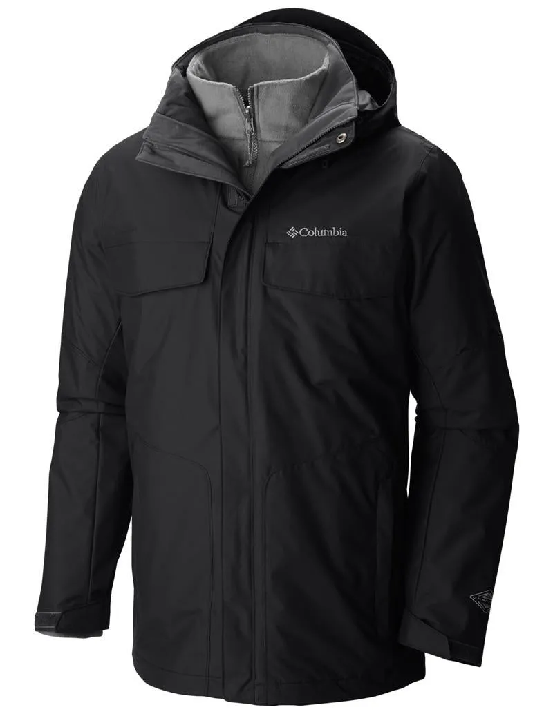 Columbia Men Black Omni-Heat Reflective Bugaboo Inetrchangeable Jacket