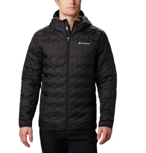 Columbia Men Black Omni-Heat Reflective Delta Ridge Hooded Down Jacket