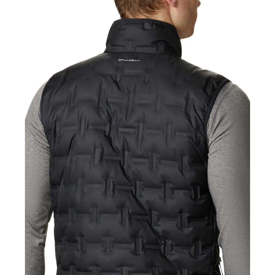 Columbia Men Black Omni-Heat Reflective Delta Ridge Vest