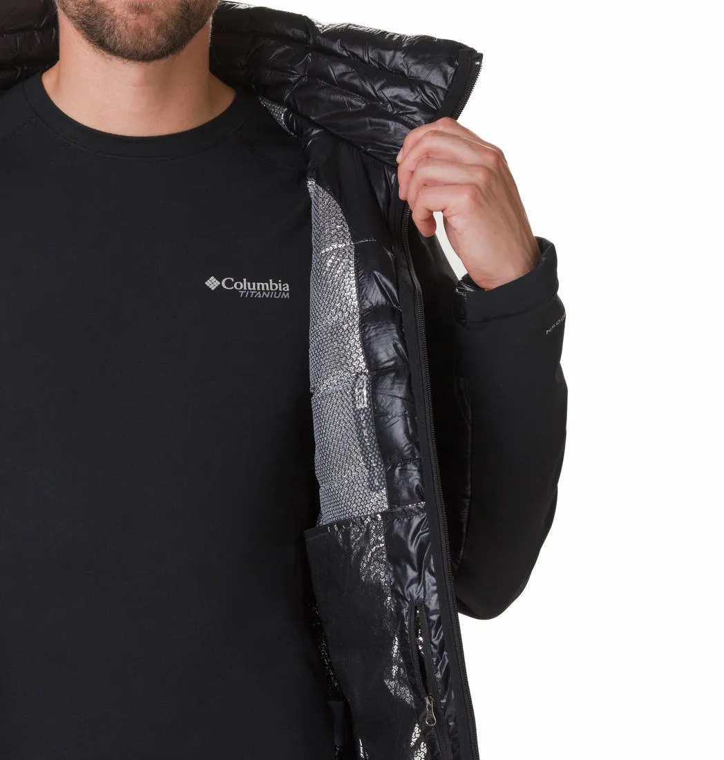 Columbia Men Black Omni-Heat Reflective Heatzone 1000 Turbo D Down Jacket