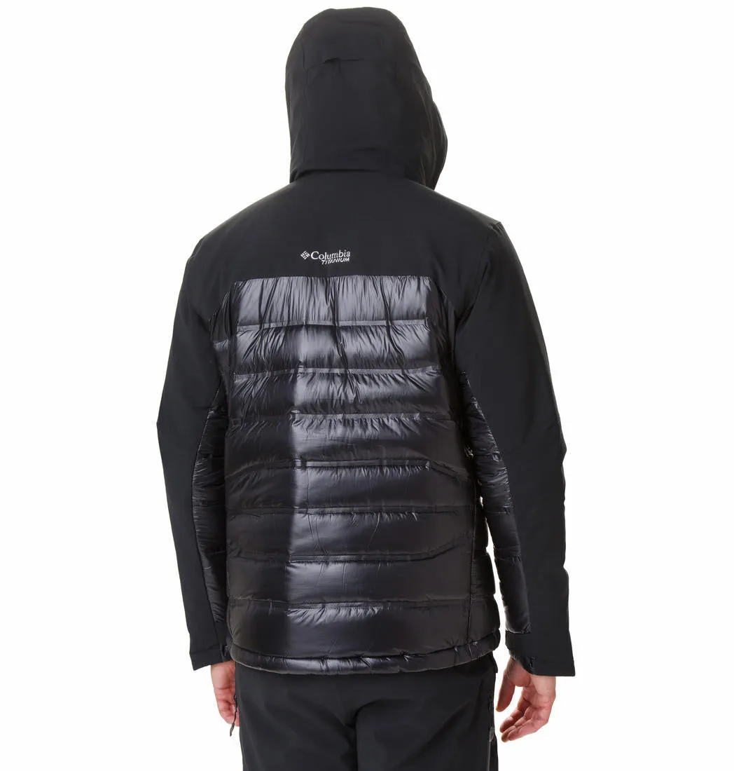 Columbia Men Black Omni-Heat Reflective Heatzone 1000 Turbo D Down Jacket