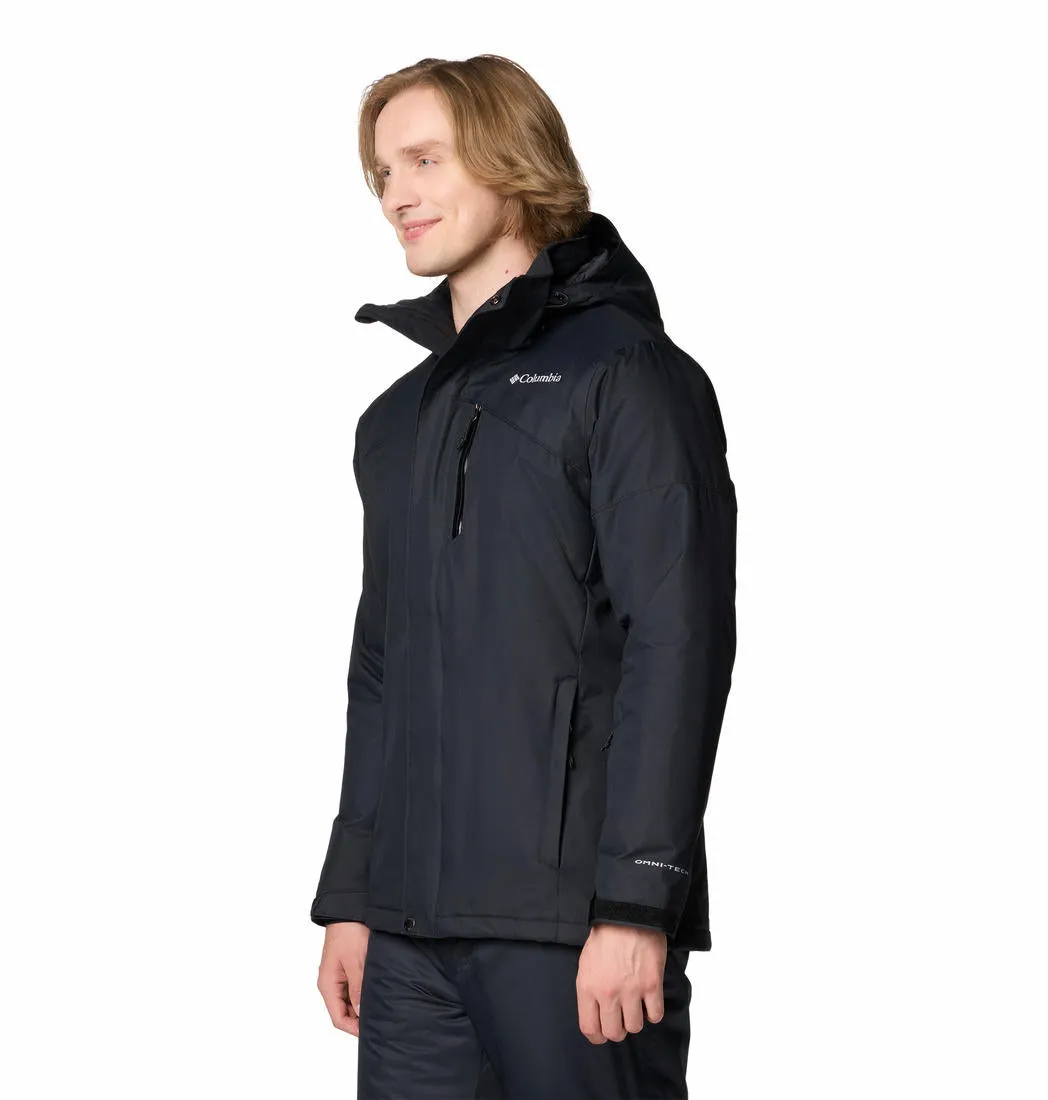 Columbia Men Black Omni-Heat Reflective Last Tracks II Jacket