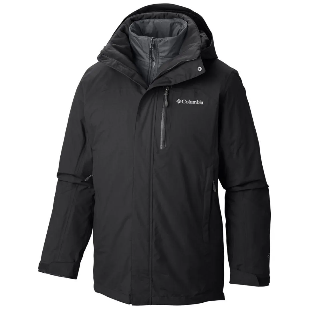 Columbia Men Black Omni-Heat Reflective Lhotse II Inetrchangeable Jacket