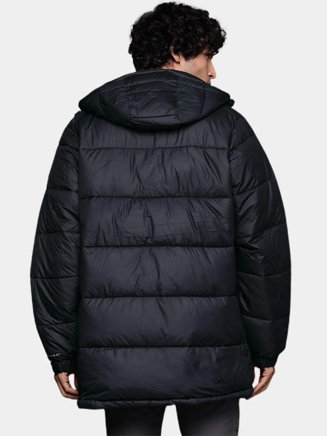 Columbia Men Black Omni-Heat Reflective Pike Lake Parka Parka Jacket