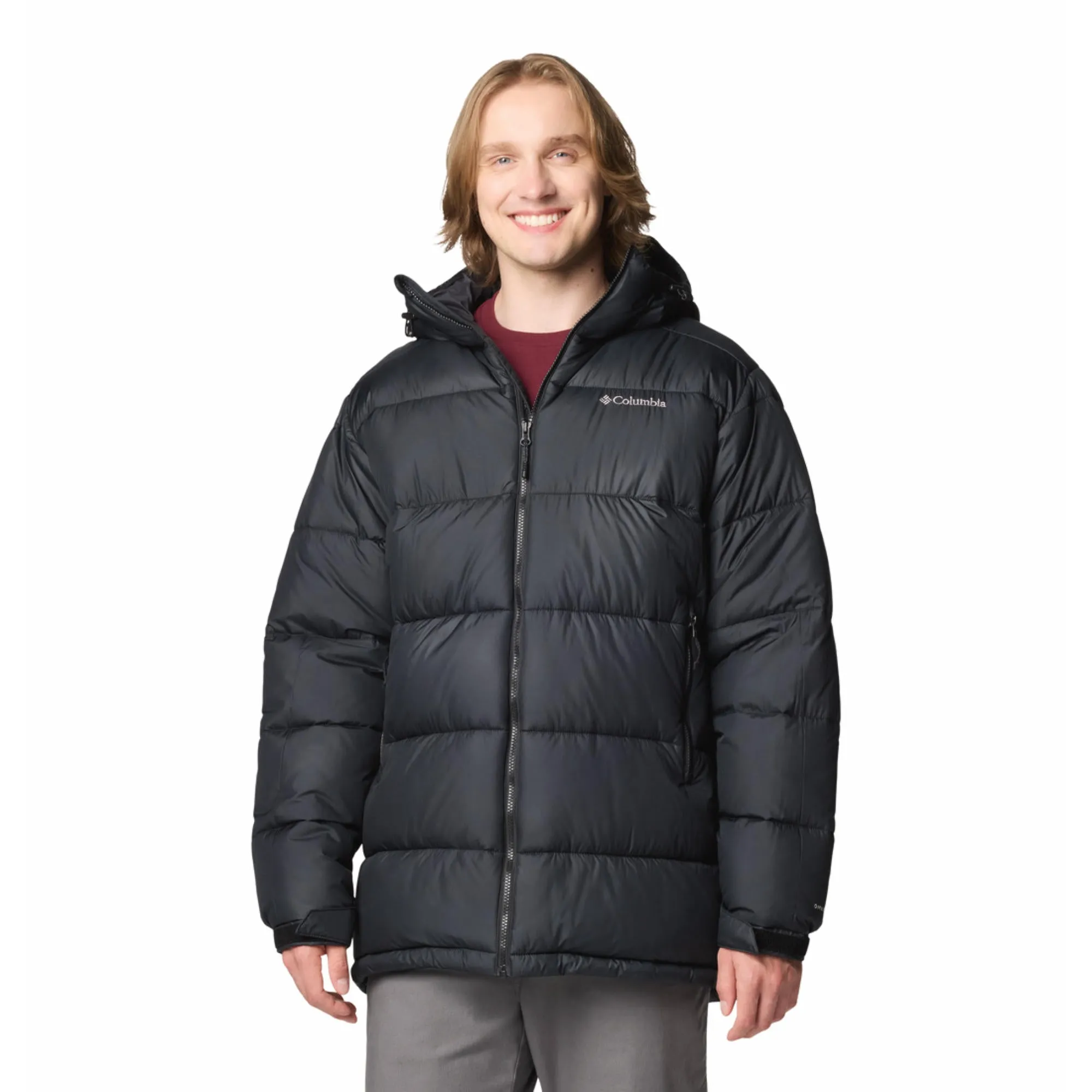 Columbia Men Black Omni-Heat Reflective Pike Lake Parka Parka Jacket