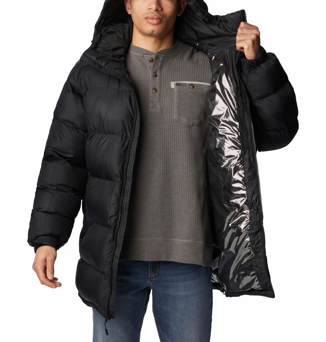 Columbia Men Black Omni-Heat Reflective Pike Lake Parka Parka Jacket