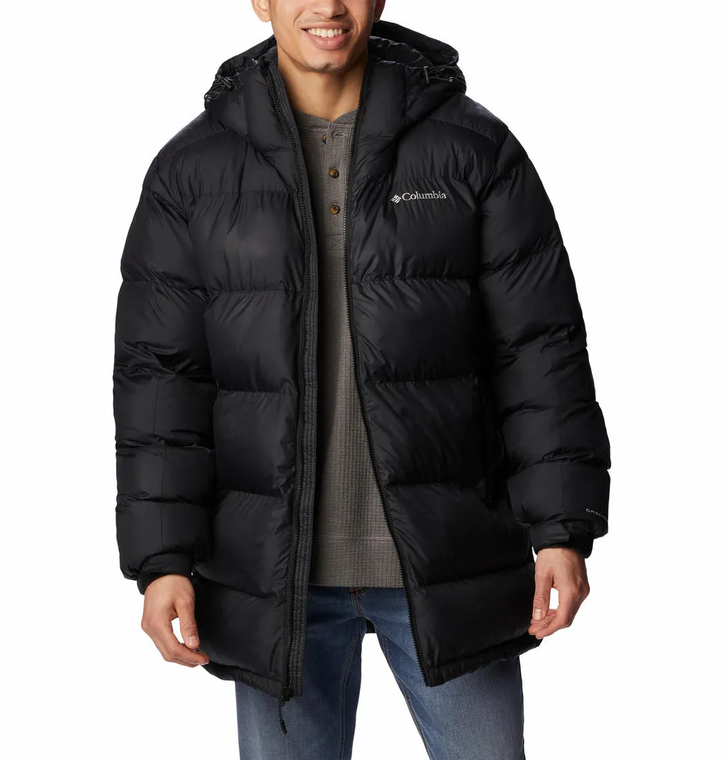 Columbia Men Black Omni-Heat Reflective Pike Lake Parka Parka Jacket