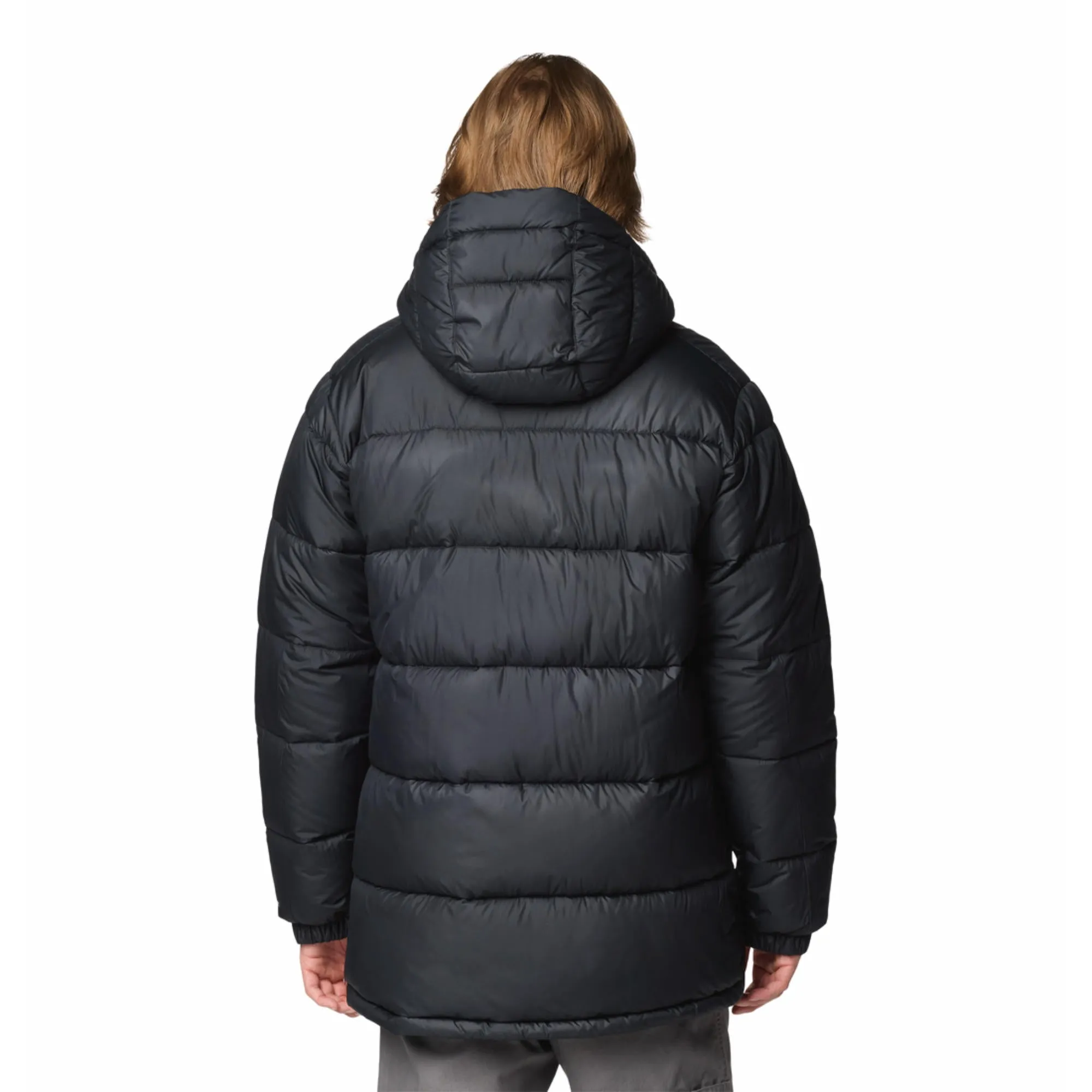 Columbia Men Black Omni-Heat Reflective Pike Lake Parka Parka Jacket