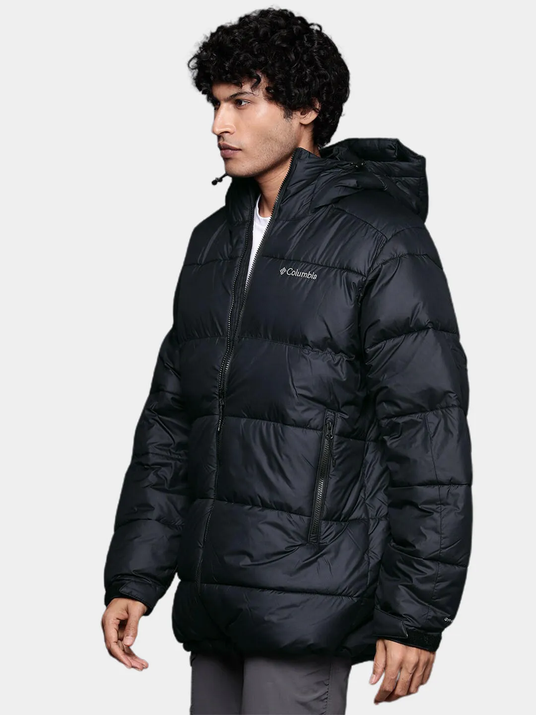 Columbia Men Black Omni-Heat Reflective Pike Lake Parka Parka Jacket