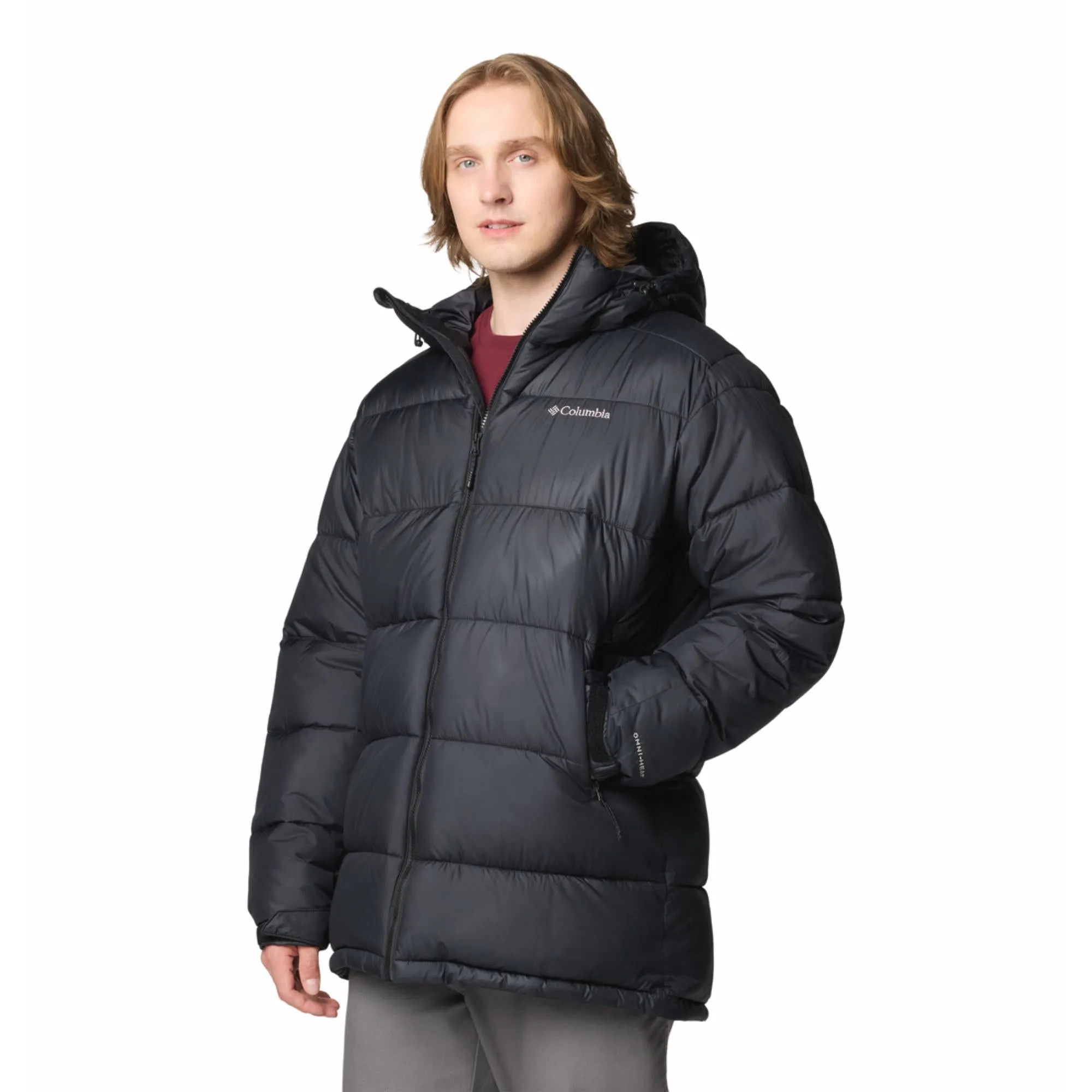 Columbia Men Black Omni-Heat Reflective Pike Lake Parka Parka Jacket