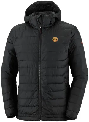 Columbia Men Black Omni-Heat Reflective Powder Lite Hooded Jacket