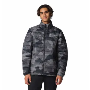 Columbia Men Black Omni-Heat Reflective Powder Lite II Printed Jacket