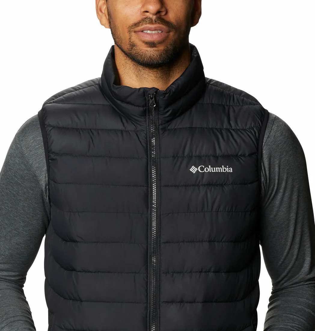 Columbia Men Black Omni-Heat Reflective Powder Lite Vest