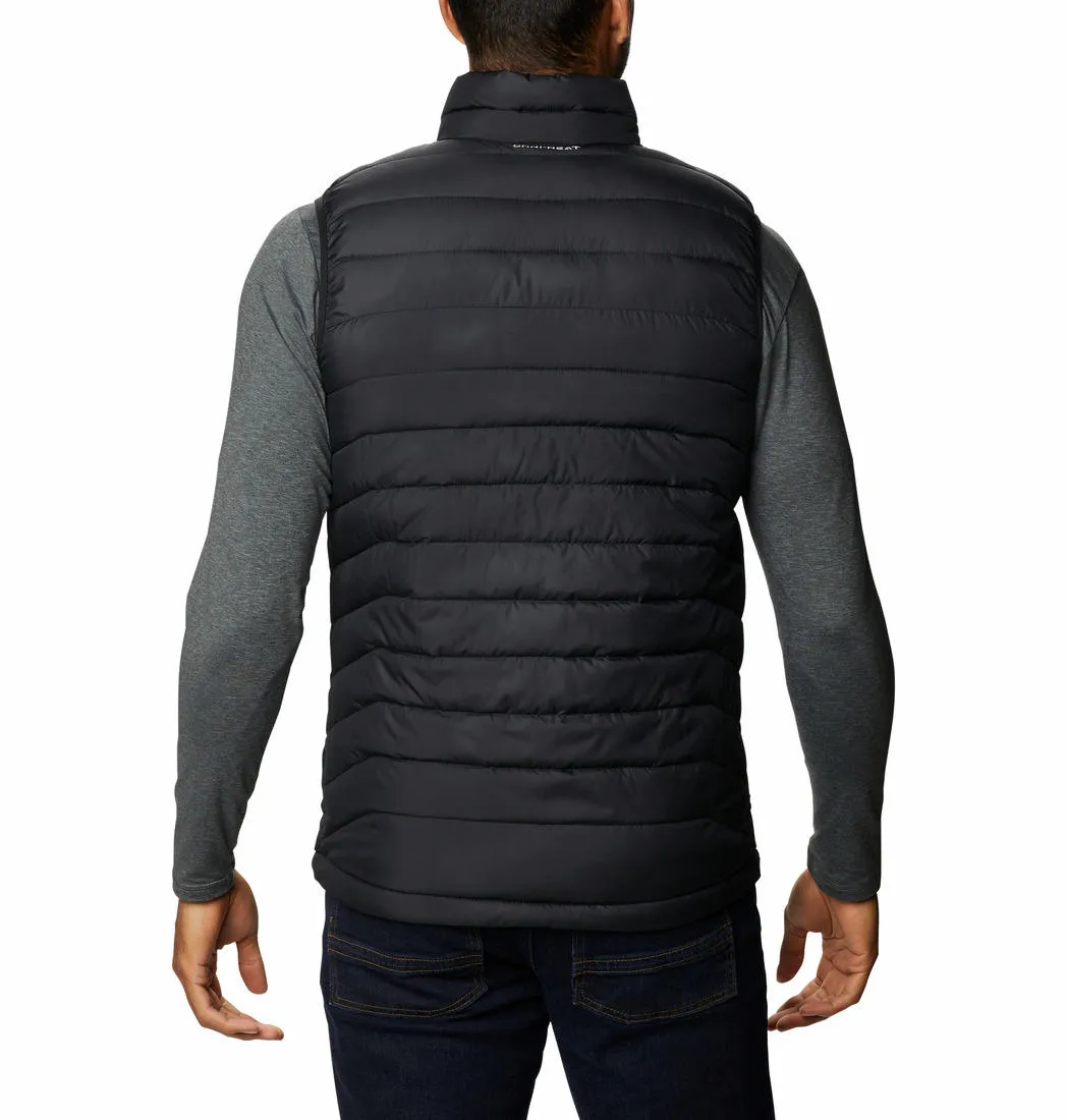 Columbia Men Black Omni-Heat Reflective Powder Lite Vest