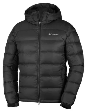 Columbia Men Black Omni-Heat Reflective Quantum Voyage Hooded Down Jacket