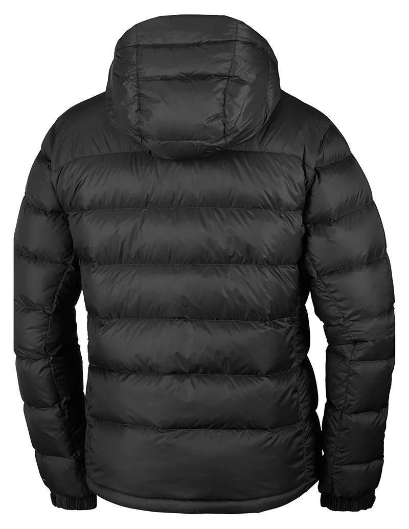 Columbia Men Black Omni-Heat Reflective Quantum Voyage Hooded Down Jacket