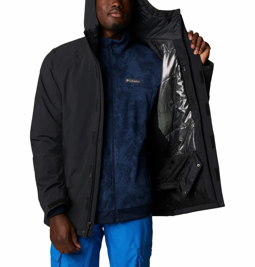 Columbia Men Black Omni-Heat Reflective Snow Shifter Jacket