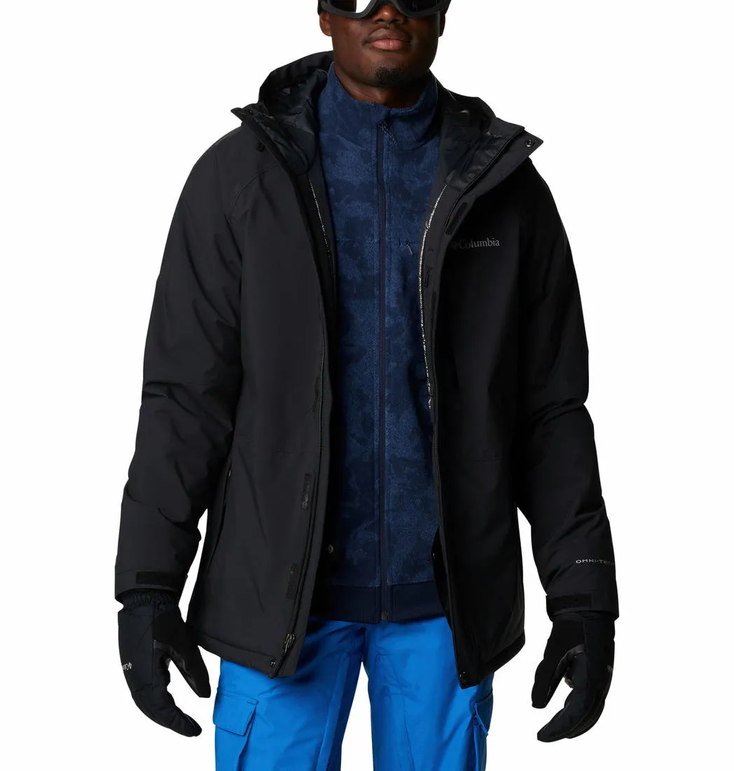Columbia Men Black Omni-Heat Reflective Snow Shifter Jacket