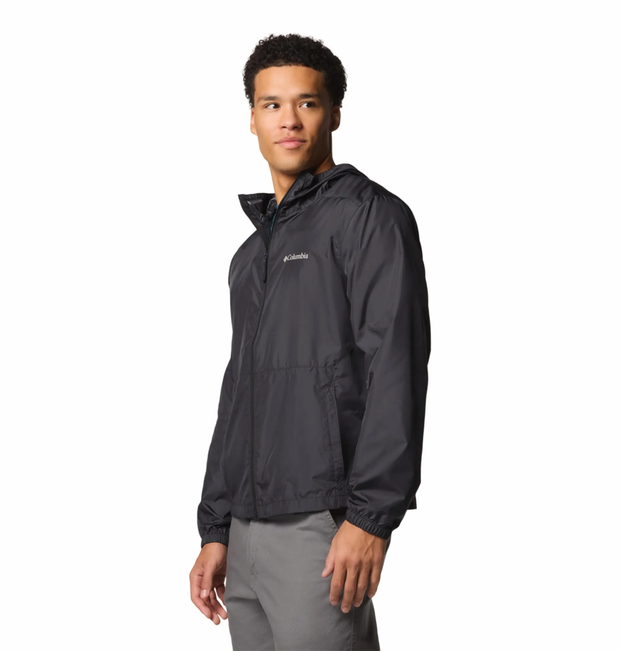 Columbia Men Black Omni-Shade Flashback II Windbreaker Jacket