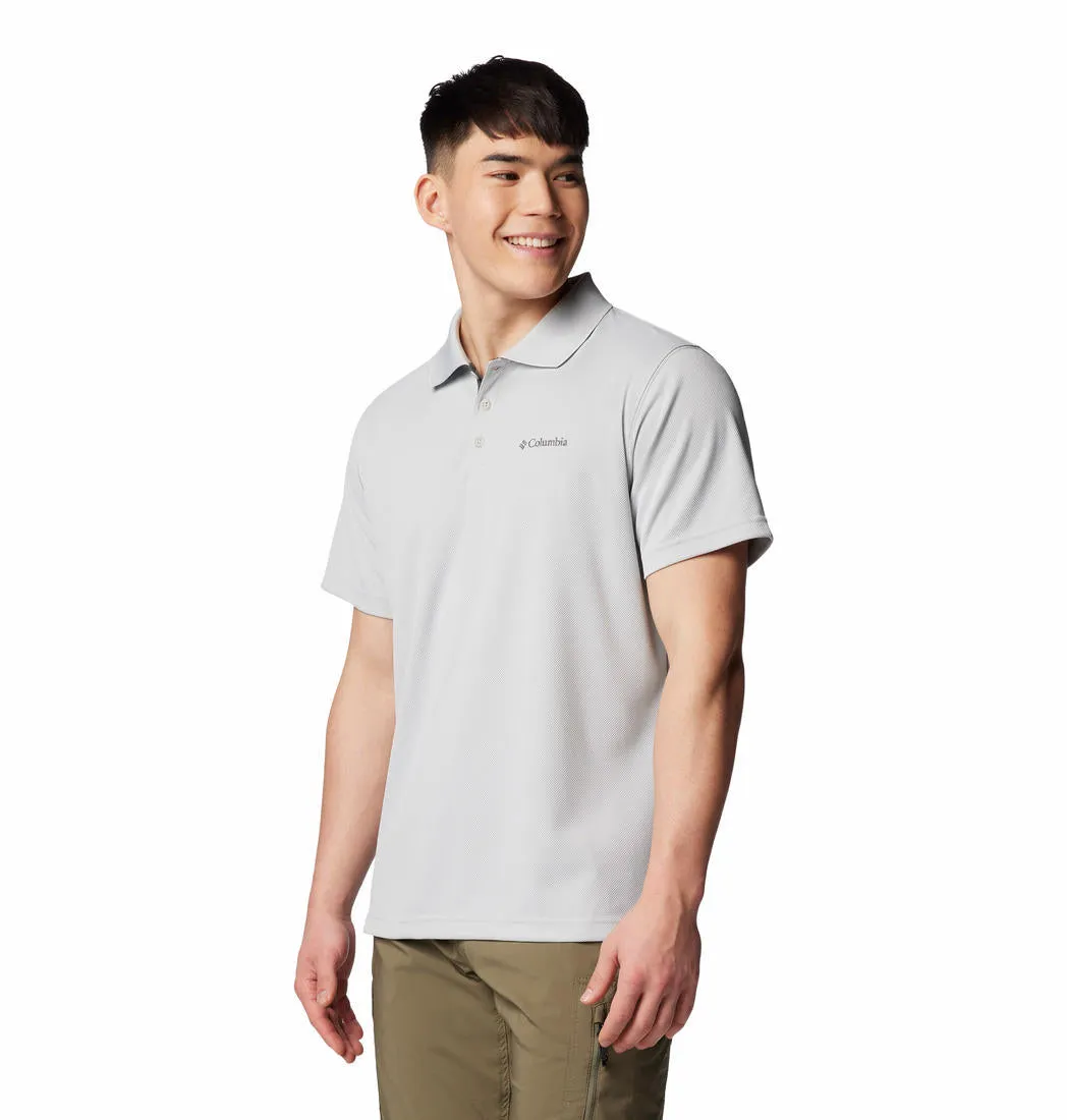 Columbia Men Black Omni-Shade Utilizer Polo Tshirt