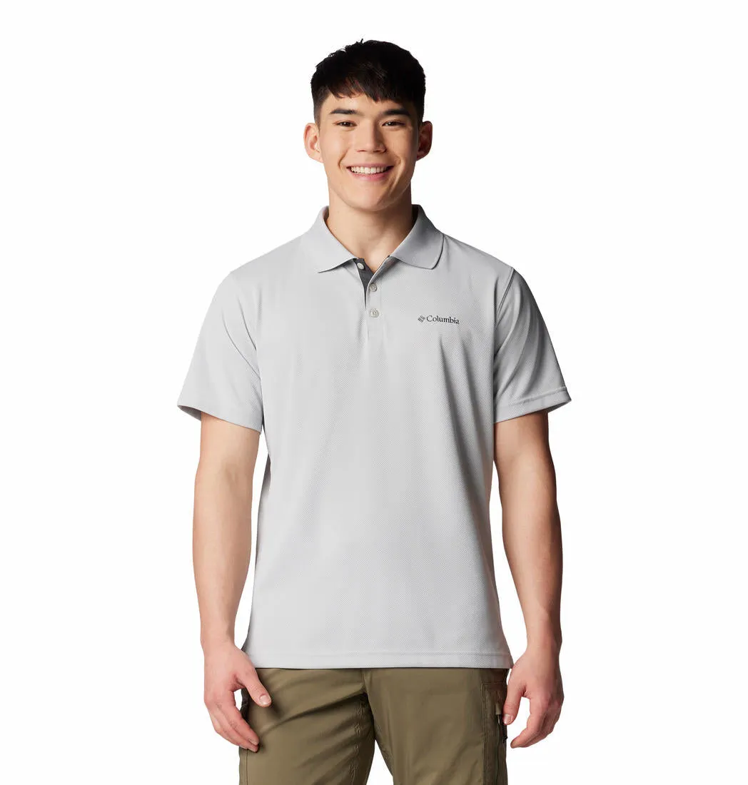 Columbia Men Black Omni-Shade Utilizer Polo Tshirt