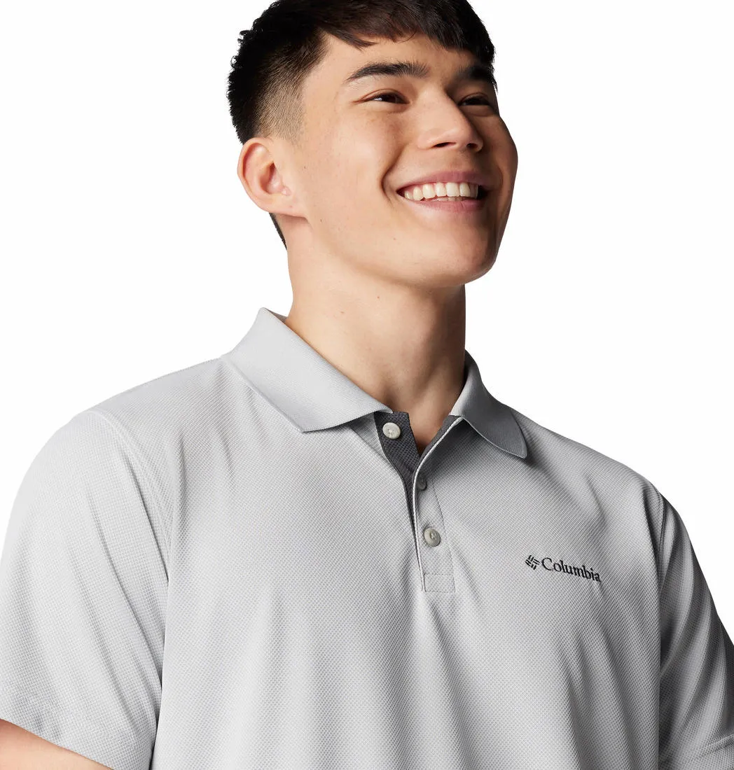 Columbia Men Black Omni-Shade Utilizer Polo Tshirt