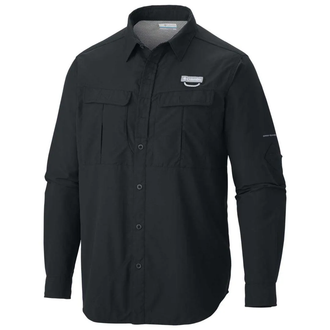Columbia Men Black Omni-Shield Cascades Explorer Long Sleeve Shirt