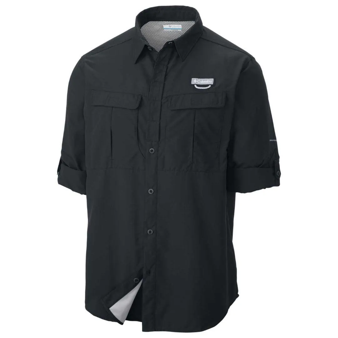 Columbia Men Black Omni-Shield Cascades Explorer Long Sleeve Shirt