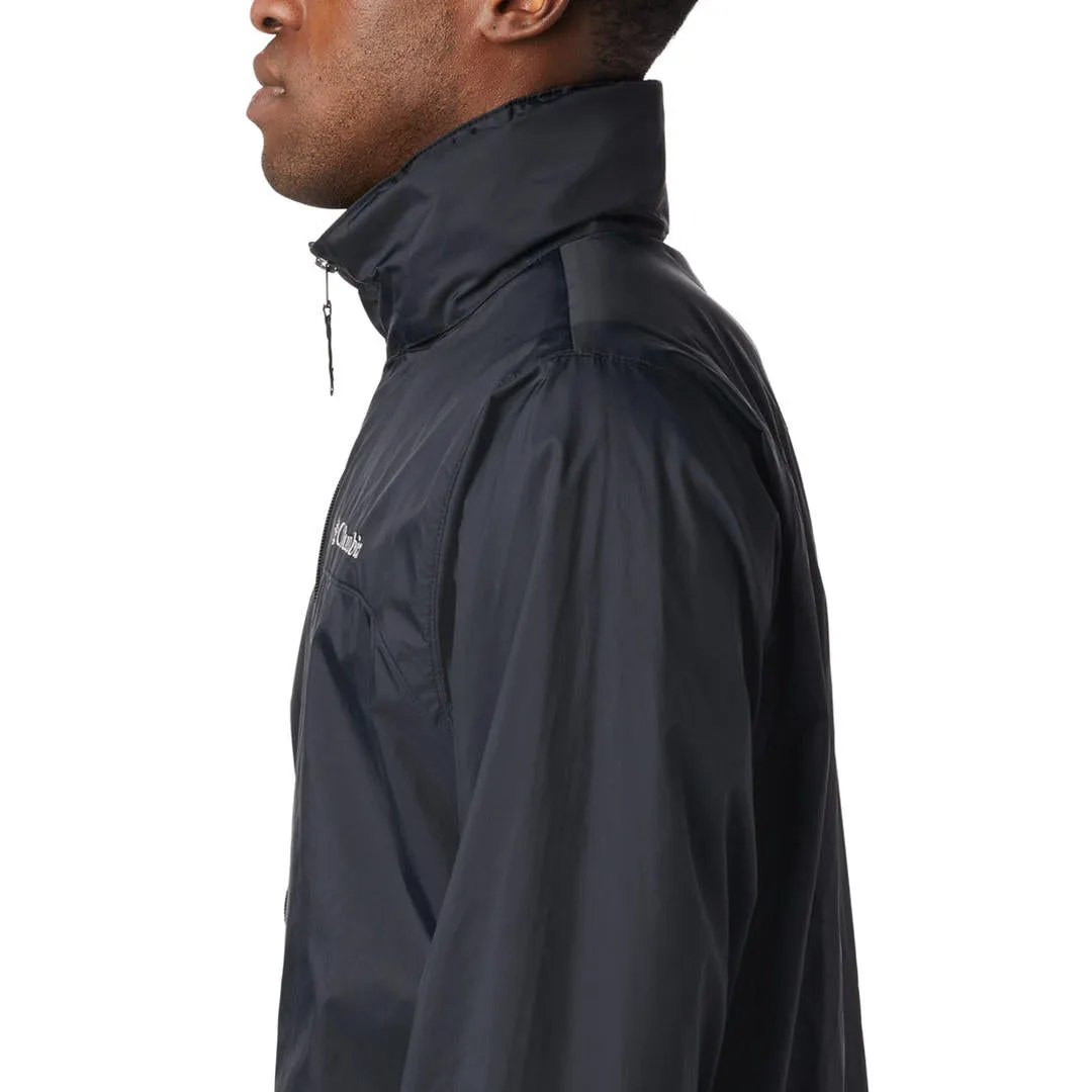 Columbia Men Black Omni-Shield Glennaker Lake Rain Waterproof Rain Jacket
