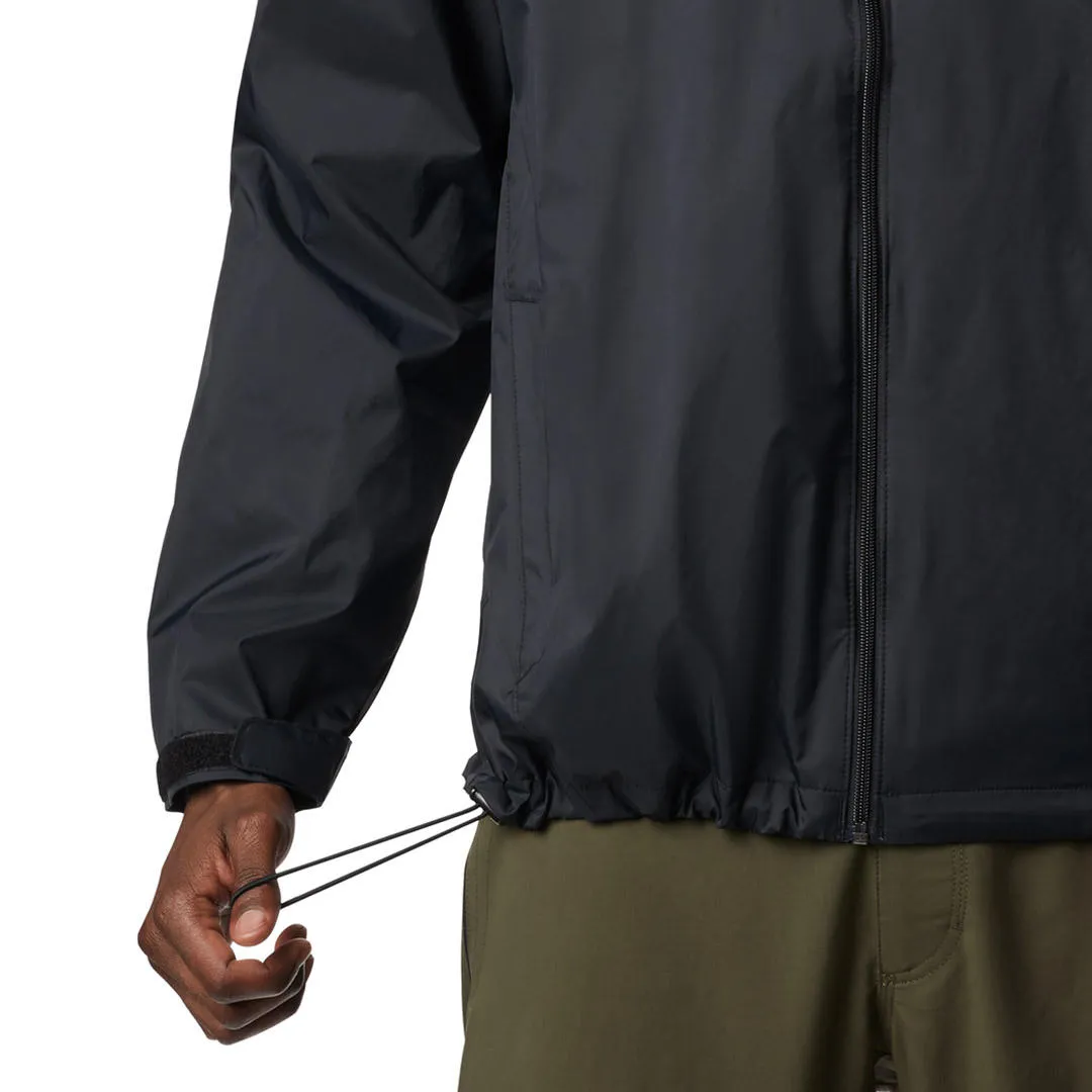Columbia Men Black Omni-Shield Glennaker Lake Rain Waterproof Rain Jacket