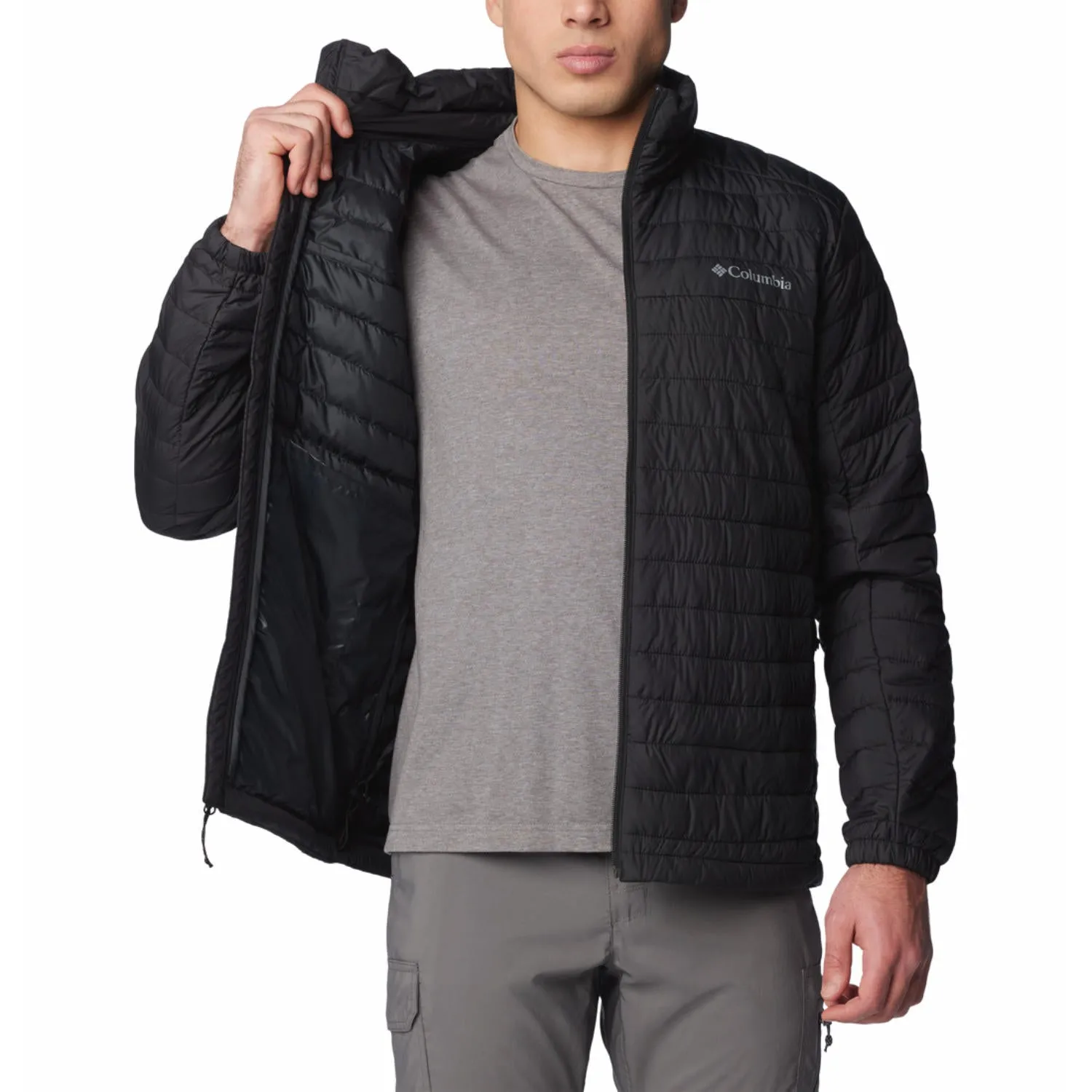 Columbia Men Black Omni-Shield Silver Falls II Jacket