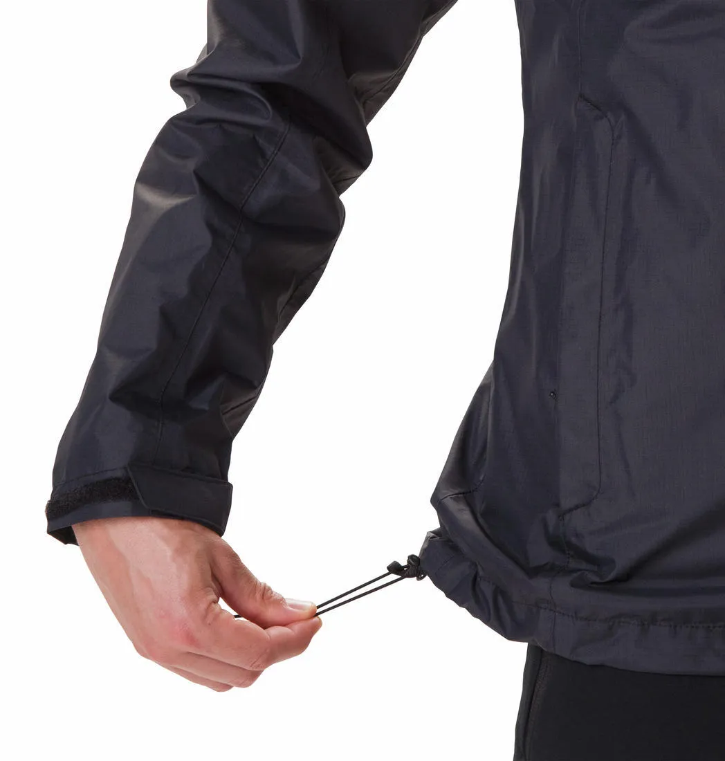 Columbia Men Black Omni-Tech Pouring Adventure II Waterproof Rain Jacket