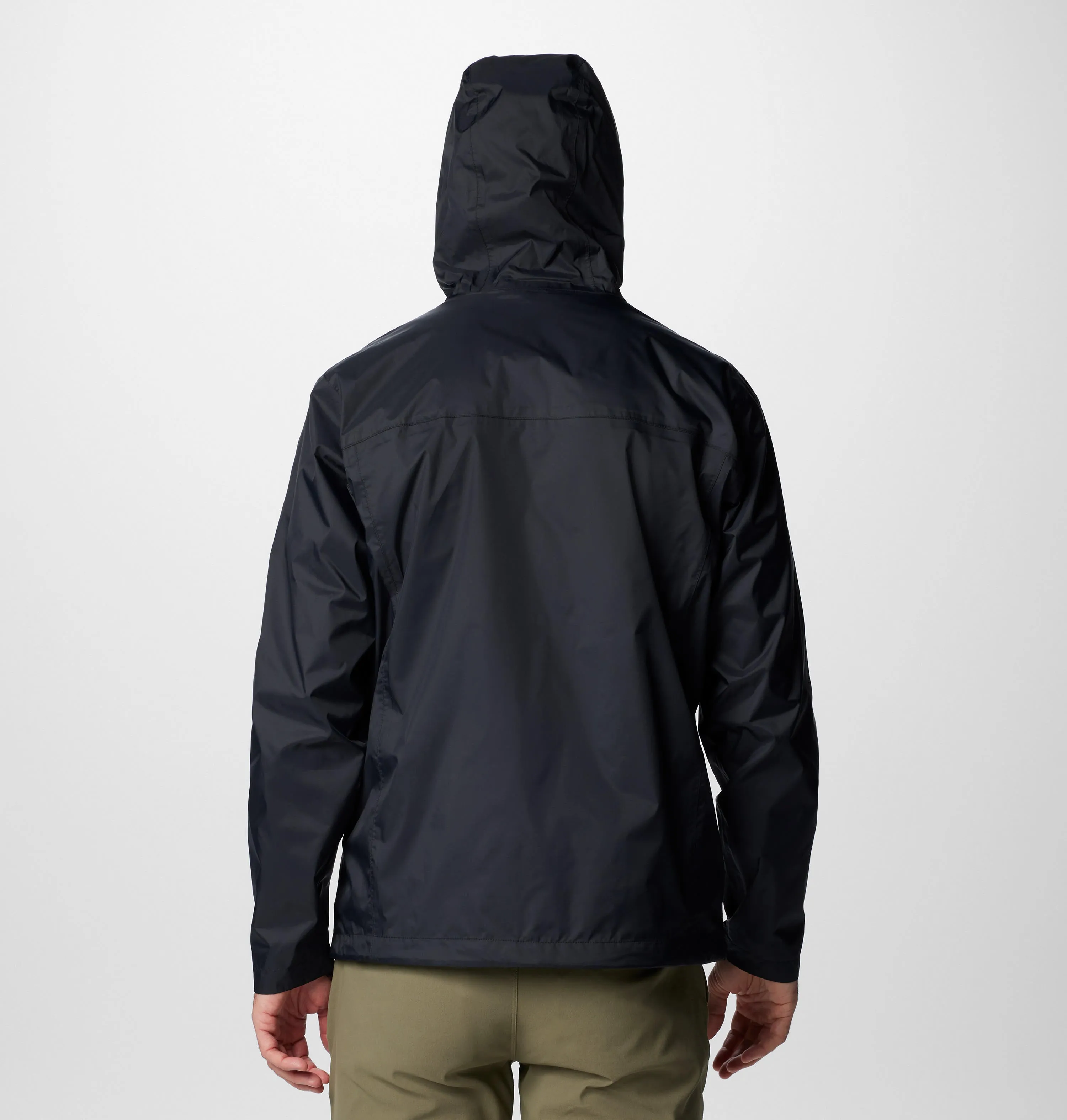 Columbia Men Black Omni-Tech Watertight II Waterproof Rain Jacket
