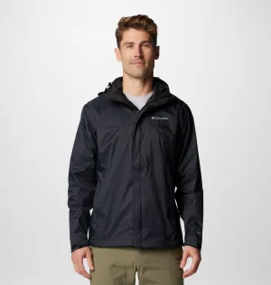 Columbia Men Black Omni-Tech Watertight II Waterproof Rain Jacket