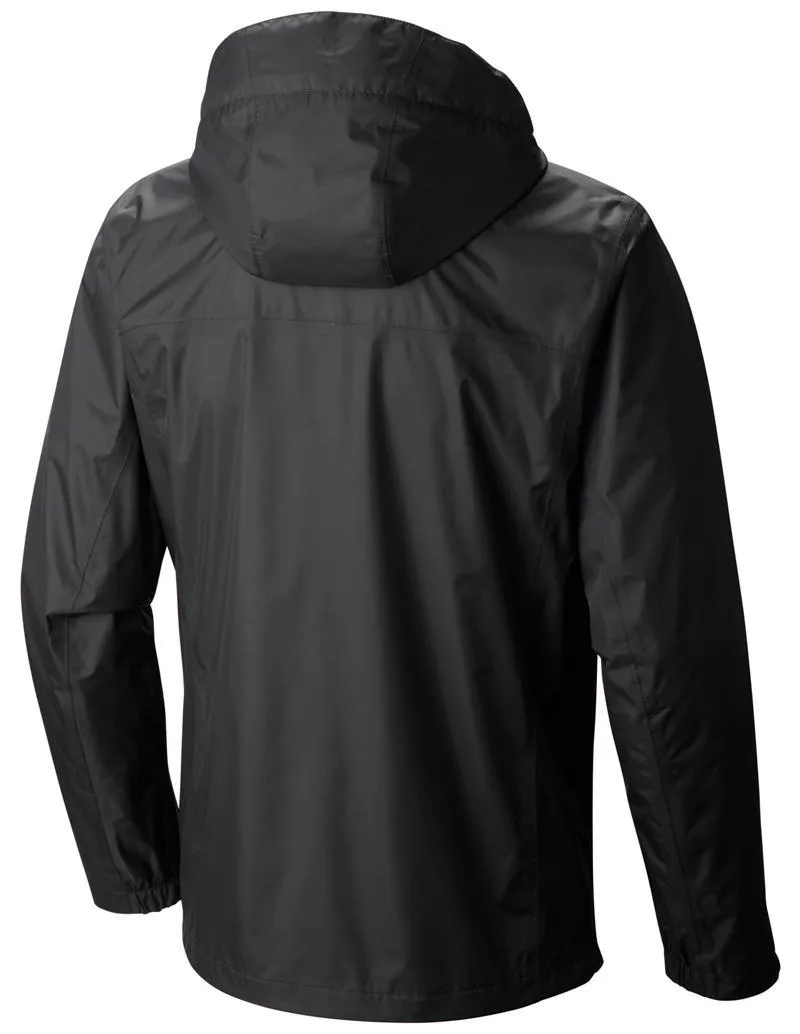 Columbia Men Black Omni-Tech Watertight II Waterproof Rain Jacket