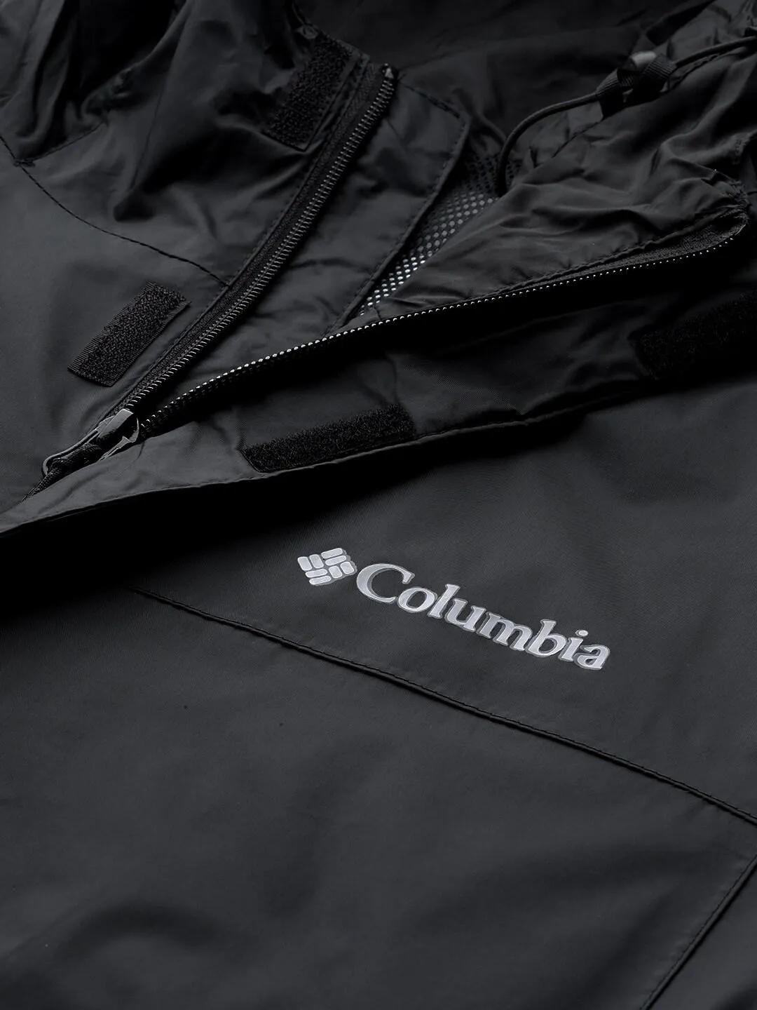 Columbia Men Black Omni-Tech Watertight II Waterproof Rain Jacket