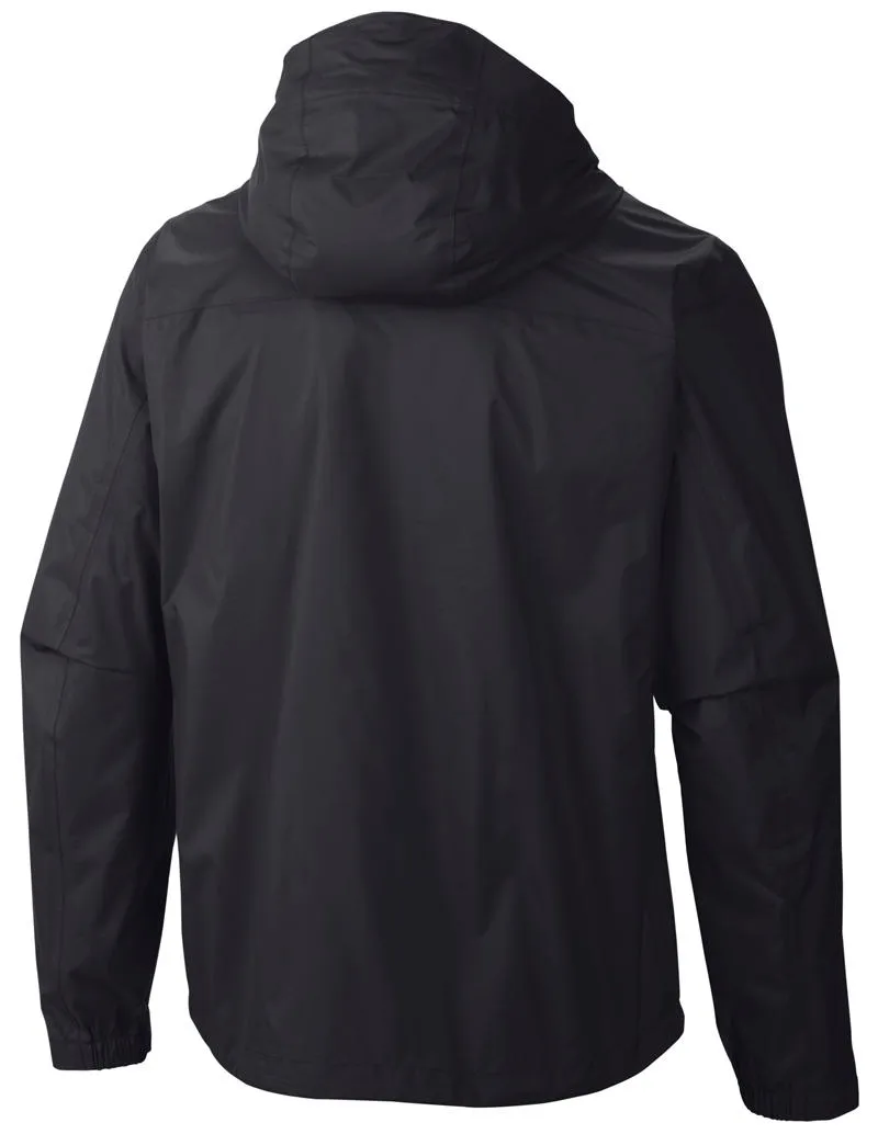 Columbia Men Black Omni-Wick EvaPOURation Waterproof Rain Jacket