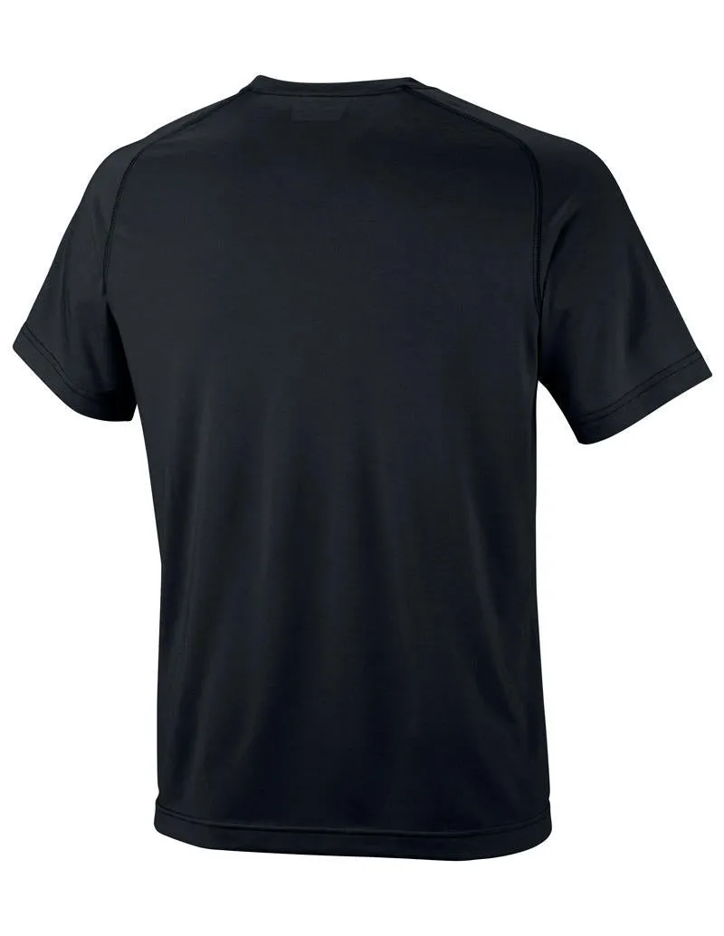 Columbia Men Black Omni-Wick Mountain Tech III Crew Tshirt