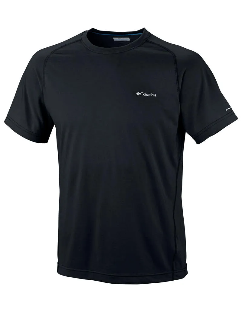 Columbia Men Black Omni-Wick Mountain Tech III Crew Tshirt
