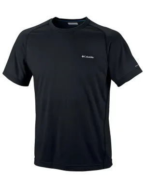 Columbia Men Black Omni-Wick Mountain Tech III Crew Tshirt