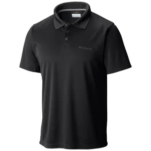 Columbia Men Black Omni-Wick New Utilizer Polo Tshirt