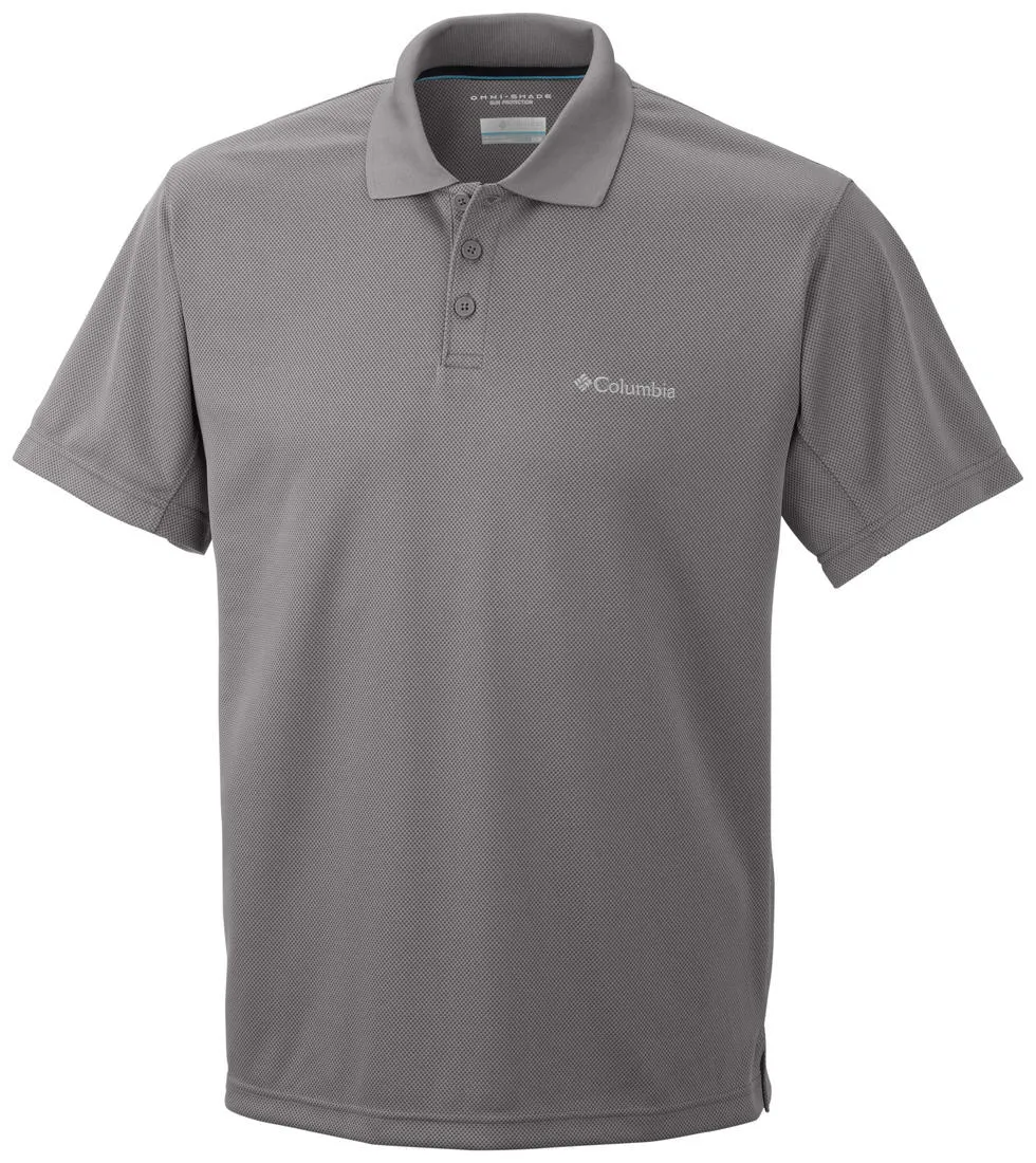 Columbia Men Black Omni-Wick New Utilizer Polo Tshirt