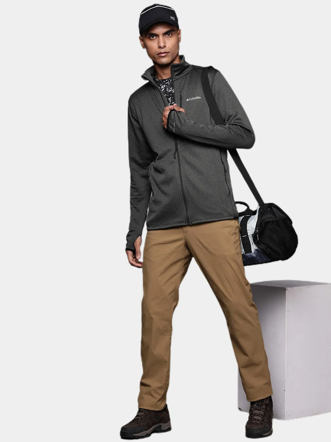 Columbia Men Black Omni-Wick Park View Fleece Jacket