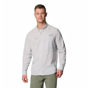 Columbia Men Black Omni-Wick PFG Solar Breeze Woven Long Sleeve Shirt