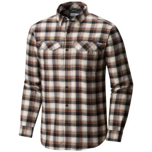 Columbia Men Black Omni-Wick Silver Ridge Flannel Long Sleeve Shirt